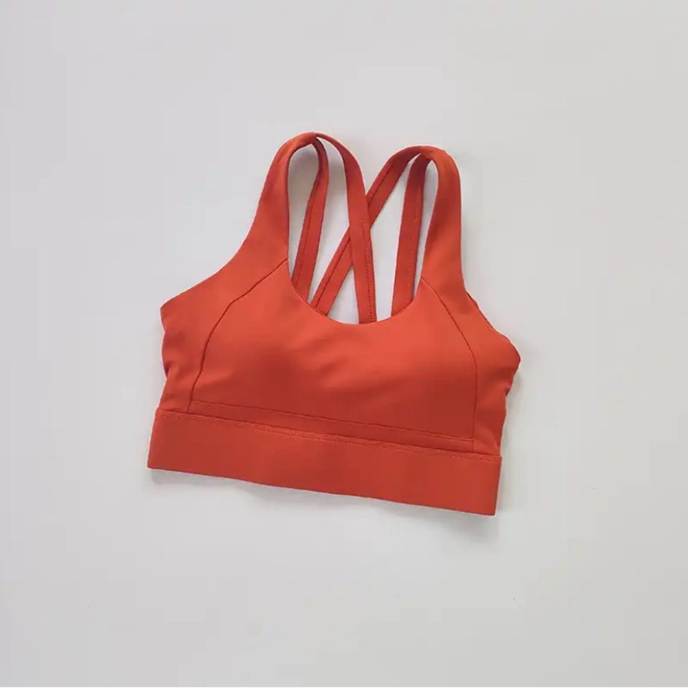🌿 Red Sports Bra